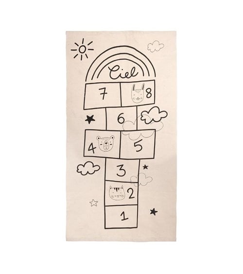 Alfombra de Algodón con Juego de Rayuela