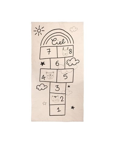 Alfombra de Algodón con Juego de Rayuela