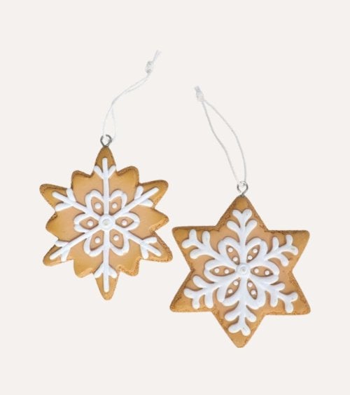 Colgante de Galleta de Copo de Nieve