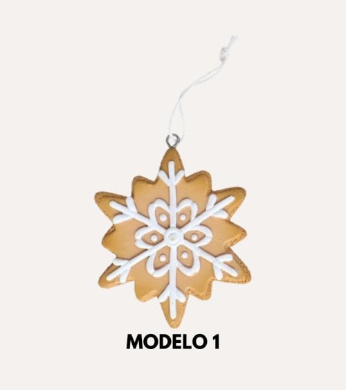 Colgante de Galleta de Copo de Nieve