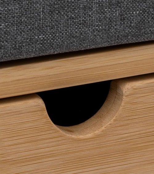 Banco Zapatero de Bambú con Cajones