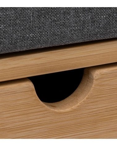 Banco Zapatero de Bambú con Cajones