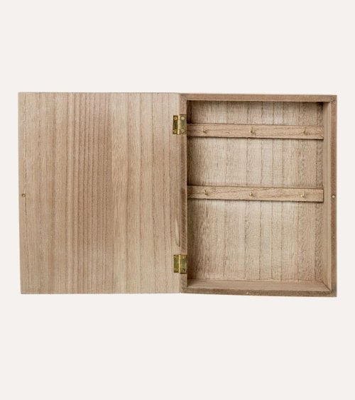 Cuelga Llaves de Madera con Diseño de Flores