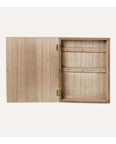 Cuelga Llaves de Madera con Diseño de Flores