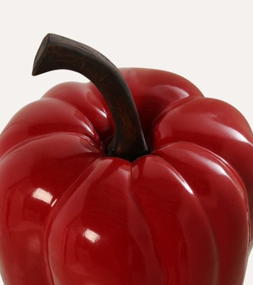 Figura Decorativa de Pimiento de Cerámica
