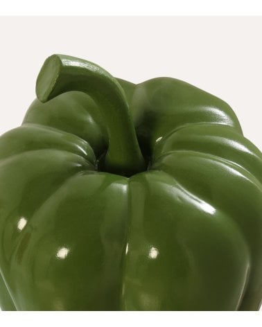Figura Decorativa de Pimiento de Cerámica