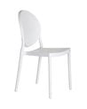 Silla Medallón de Polipropileno en Color Blanco