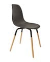 Silla de Comedor de Polipropileno y Madera de Colores Phenix Escandinava