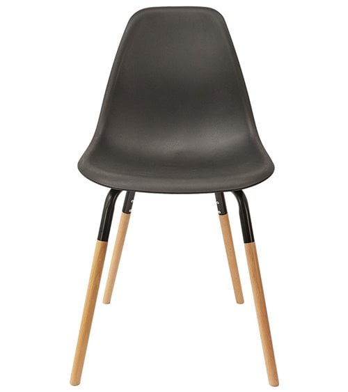 Silla de Comedor de Polipropileno y Madera de Colores Phenix Escandinava