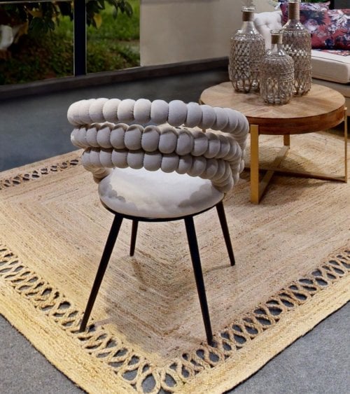 Alfombra Rectangular de Yute