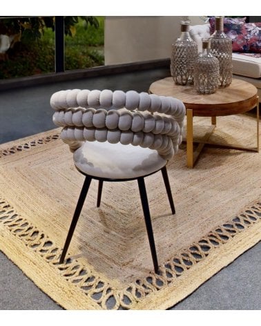 Alfombra Rectangular de Yute