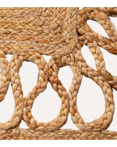 Alfombra Rectangular de Yute