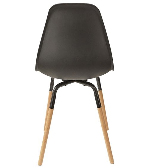Silla de Comedor de Polipropileno y Madera de Colores Phenix Escandinava