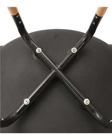 Silla de Comedor de Polipropileno y Madera de Colores Phenix Escandinava
