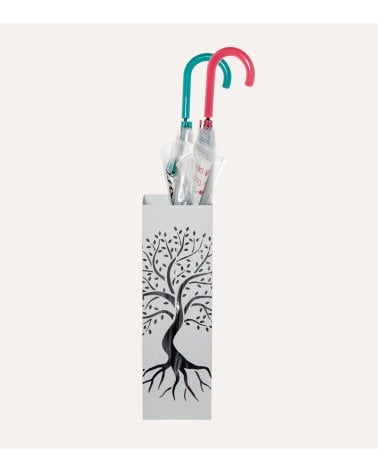 Paragüero con Diseño de Árbol  de Metal