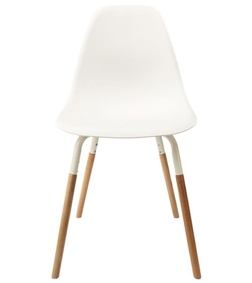 Silla de Comedor de Polipropileno y Madera de Colores Phenix Escandinava