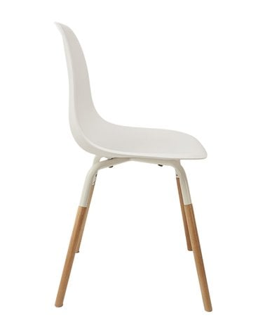 Silla de Comedor de Polipropileno y Madera de Colores Phenix Escandinava