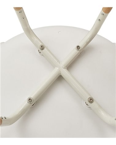 Silla de Comedor de Polipropileno y Madera de Colores Phenix Escandinava