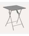 Mesa Cuadrada Plegable de Acero y PVC