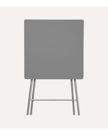 Mesa Cuadrada Plegable de Acero y PVC