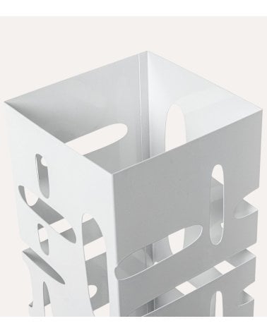 Paragüero Rectangular con Patrón de Metal