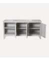 Mueble de TV Locker Blanco de Metal