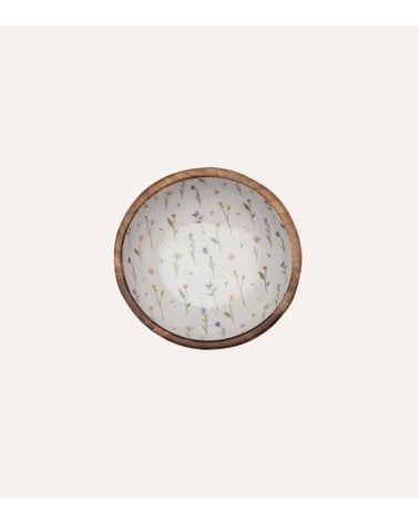 Bol Laison de Madera y Porcelana