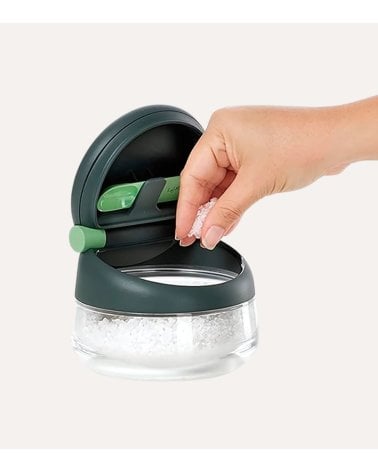 Salero Essential de Vidrio con Cucharita