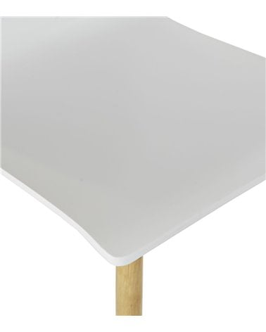 Silla Comedor de Caucho con Patas de Madera