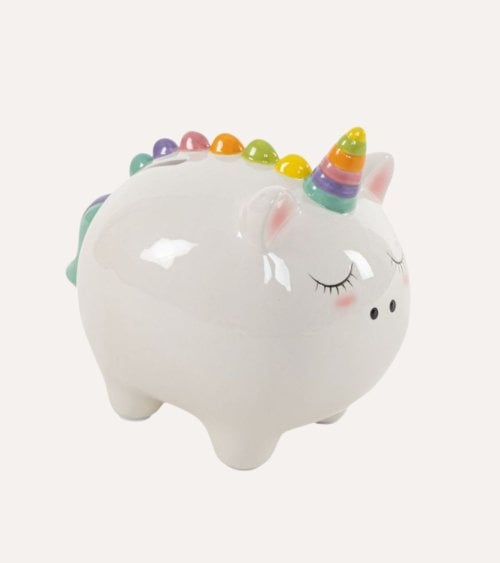 Hucha de Unicornio de Cerámica