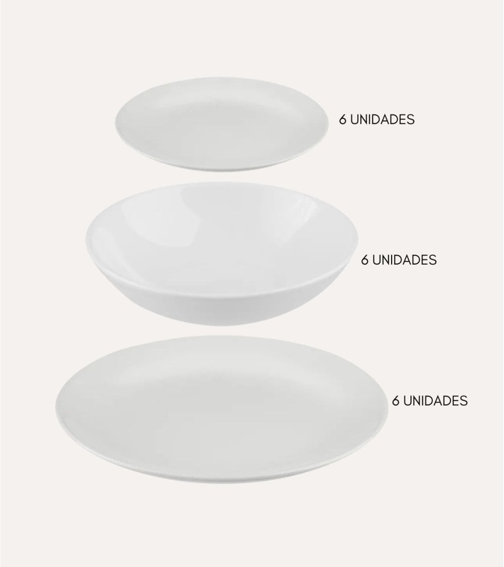 Vajilla Colorama de Porcelana: Set de 18 Piezas Elegantes