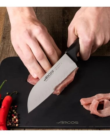 Cuchillo Niza Santoku con Alveolos