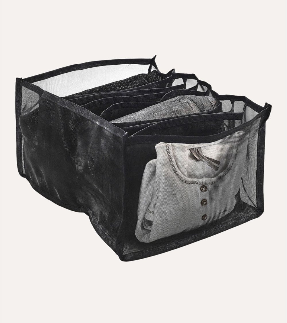 Organizador de Prendas de Tela con 9 Compartimientos