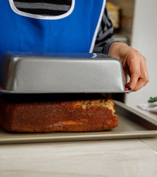 Bandeja de Horno con Asas Abatibles de Acero