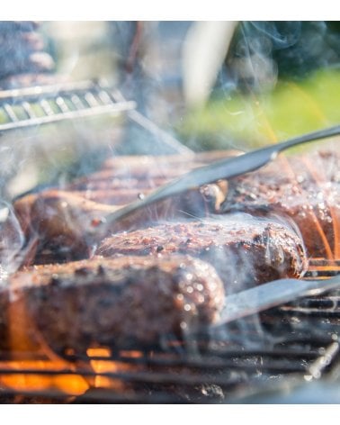 Tenacilla Cromada para Barbacoa de Acero Inox