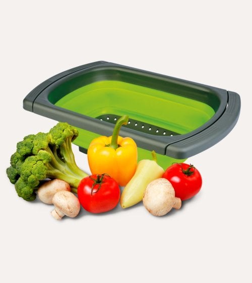 Escurridor de Silicona Plegable y Extensible