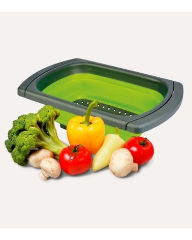 Escurridor de Silicona Plegable y Extensible