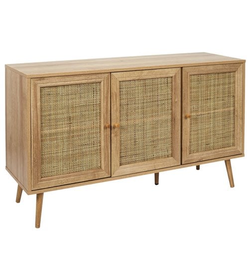 Aparador Nórdico con Tres Puertas Modelo Bali