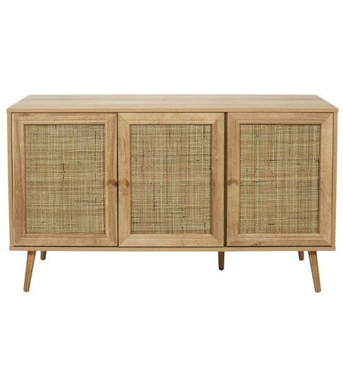 Aparador Nórdico con Tres Puertas Modelo Bali