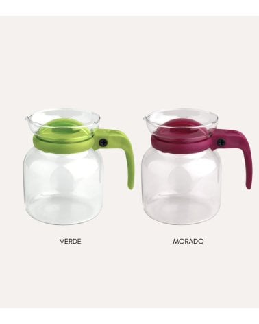 Jarra de Vidrio Ideal para Microondas