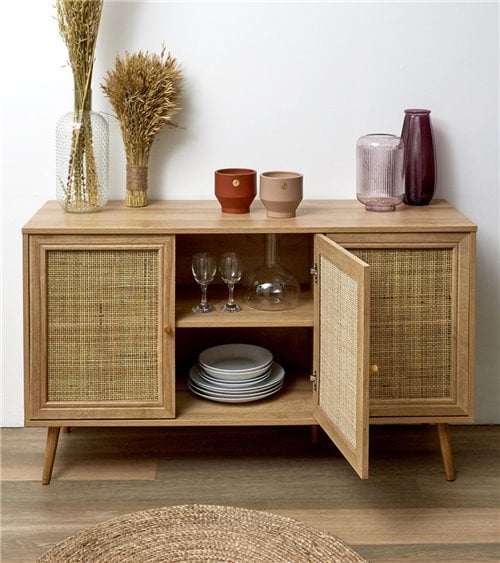 Aparador Nórdico con Tres Puertas Modelo Bali