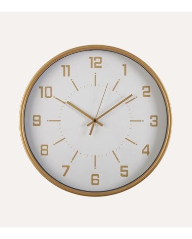 Reloj de Pared Golden de Metal y Madera