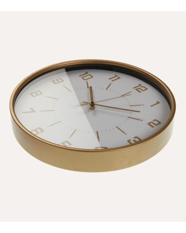 Reloj de Pared Golden de Metal y Madera