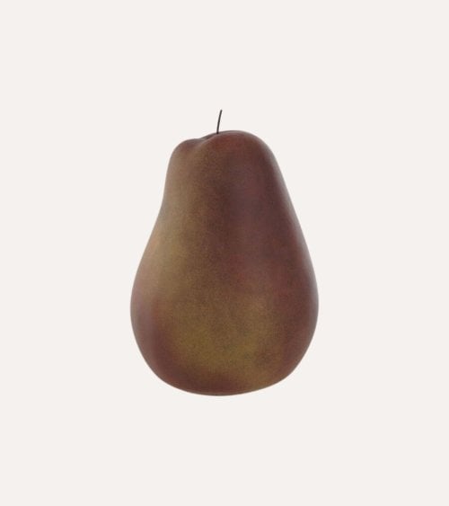 Figura Decorativa de Pera de Madera
