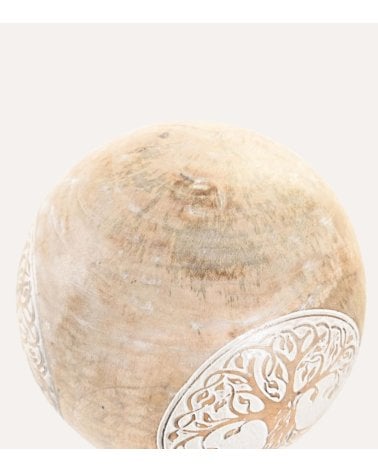 Bola Decorativa de Madera de Mango