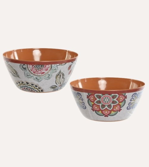 Ensaladera Mandalas de Melamina