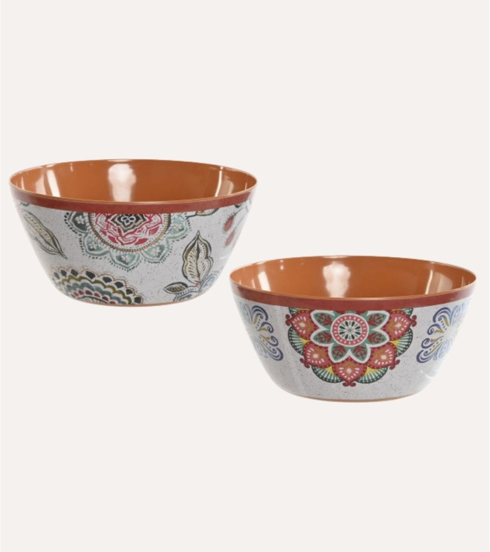 Ensaladera Mandalas de Melamina