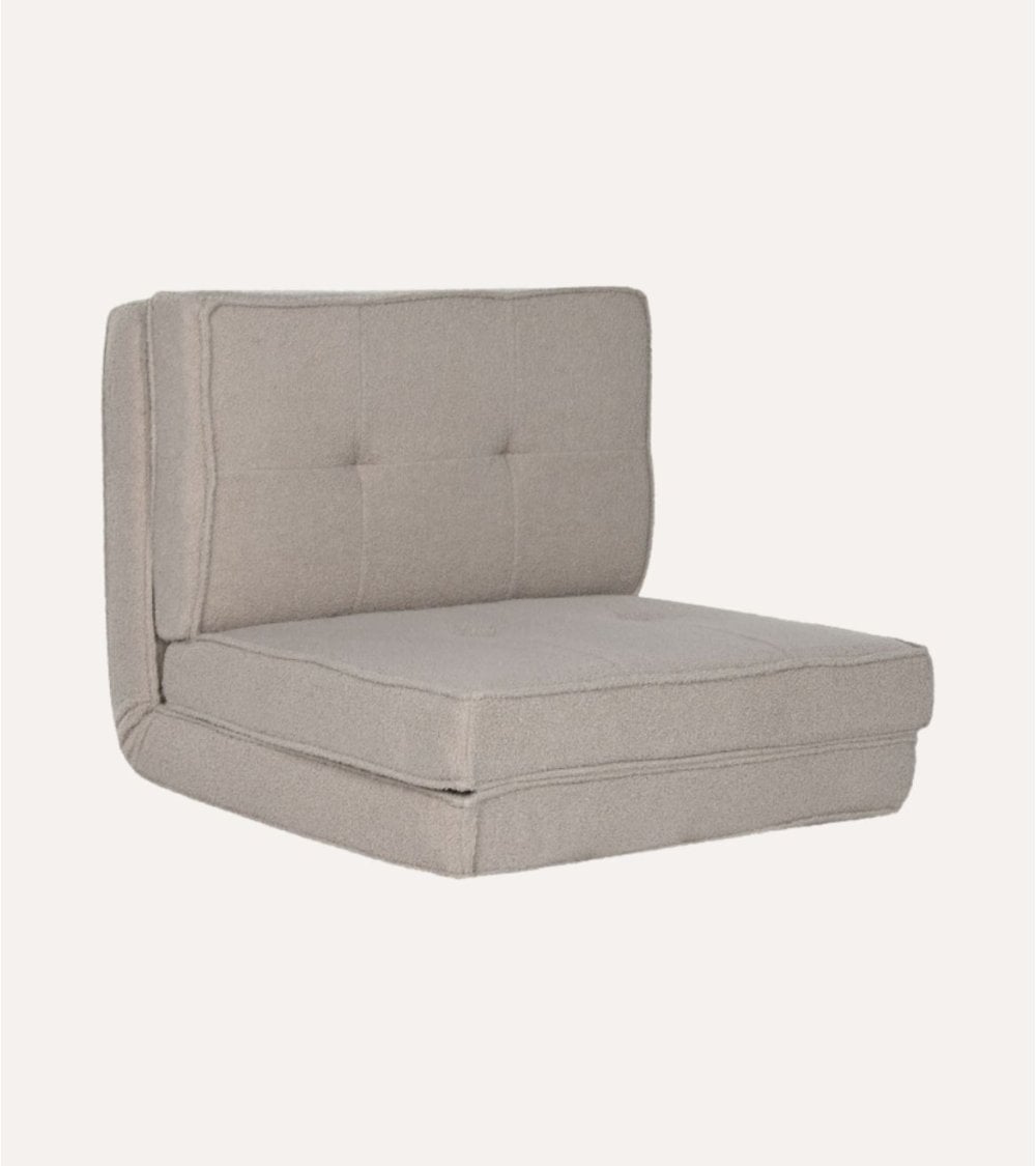 Sofá Cama Plegable de Metal y Poliéster