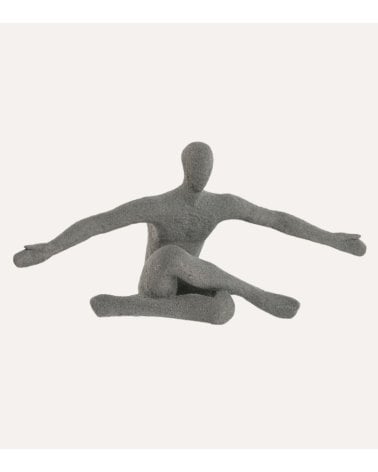 Figura Decorativa Pose Yoga de Resina