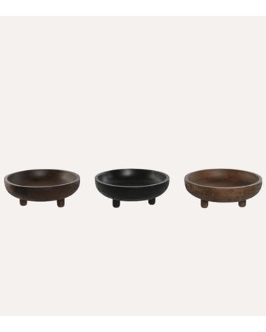 Centro de Mesa Cuenco de Madera de Mango